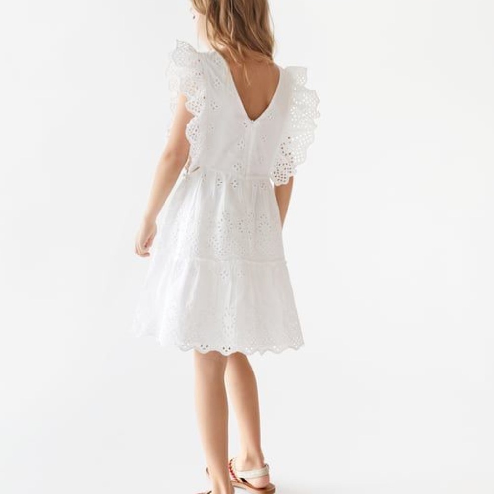 Girl’s Zara Eyelet Dress